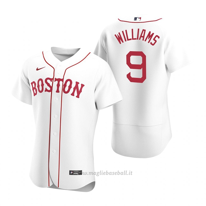 Maglia Baseball Uomo Boston Red Sox Ted Williams Autentico 2020 Alternato Bianco